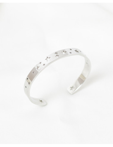 Galaxy Star Bangle | Silver Bangles for Women | Wander by D